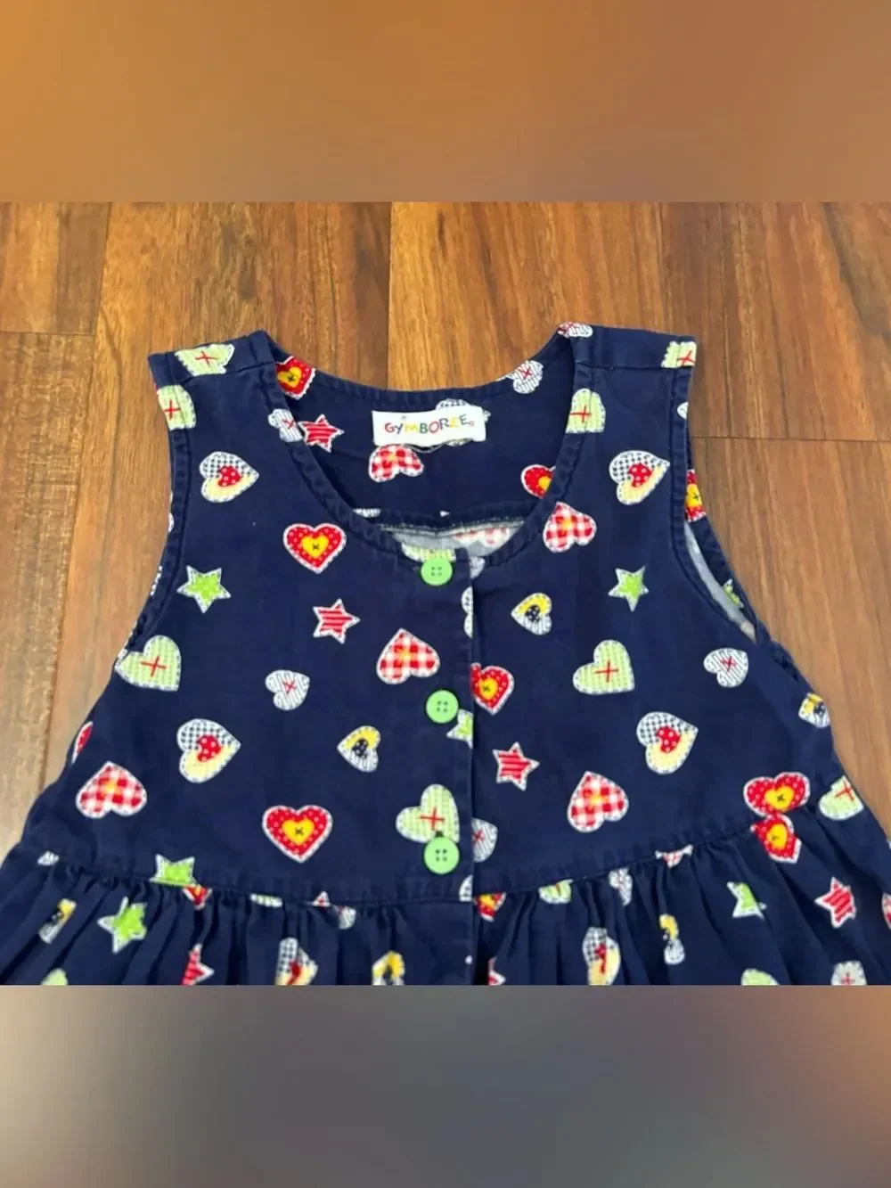 Gymboree Vintage Navy Heart Dress